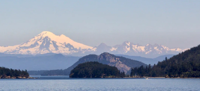 a view of the lands surrounding Puget Sound