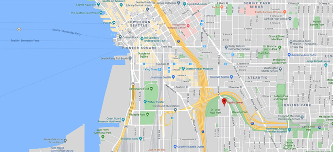 Google map of Seattle