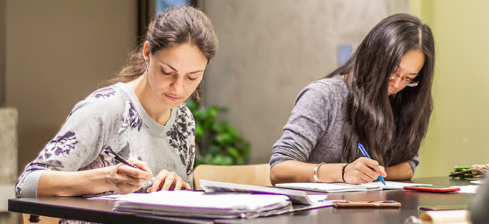 North Seattle writing students in classroom