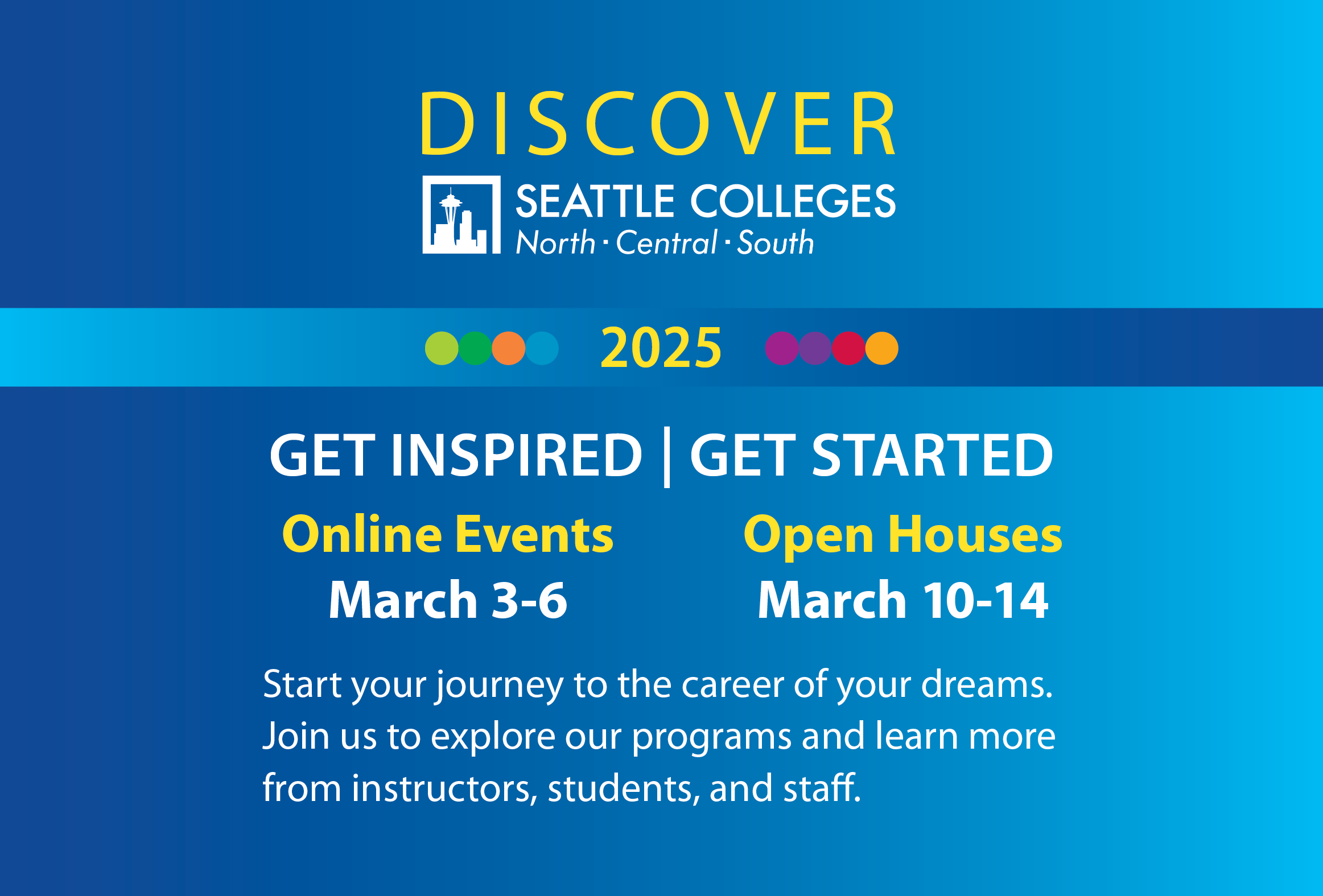 Discover Seattle Colleges 2025 Ad