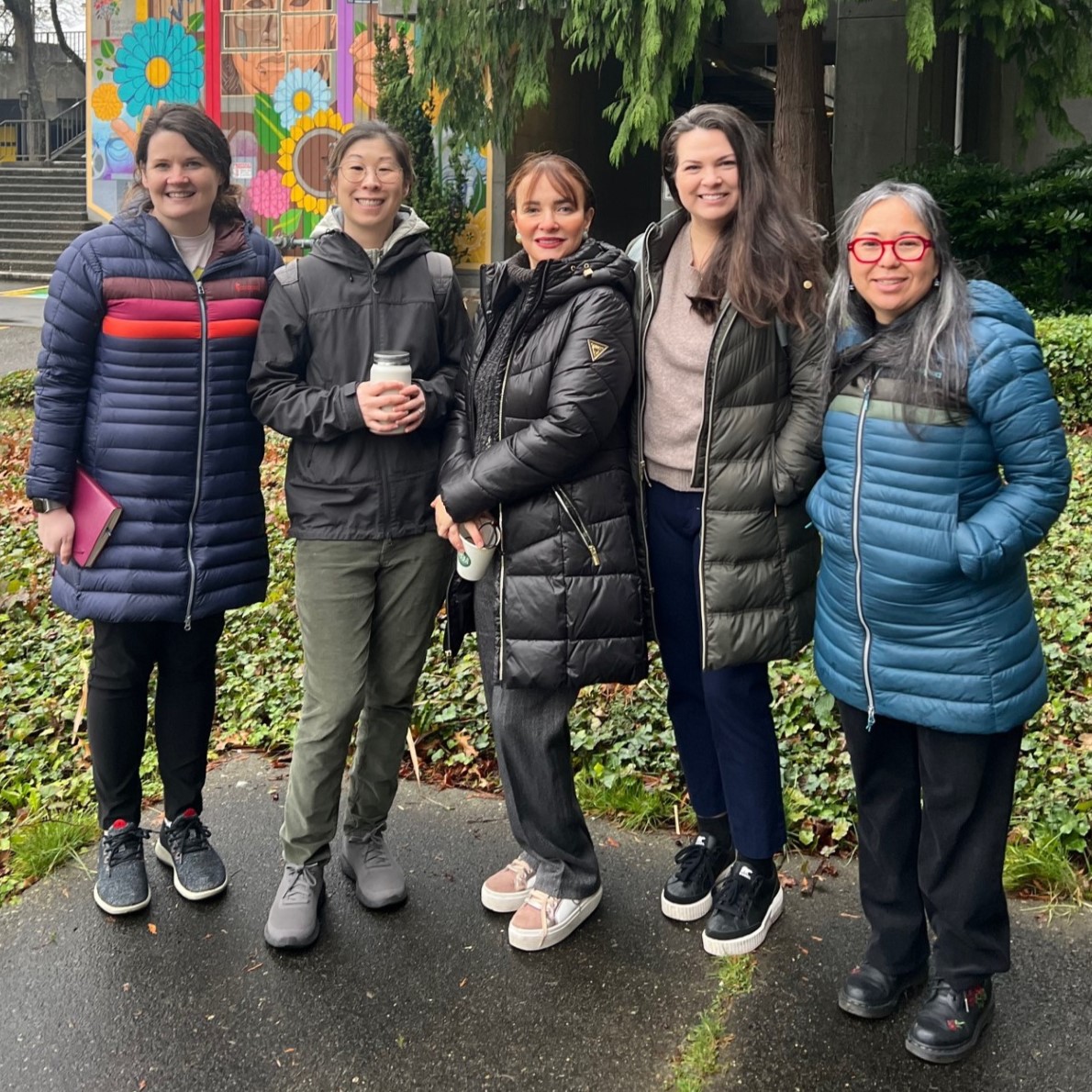 Parent Education Program team with the District Workforce Development Team at the North Seattle College Playground