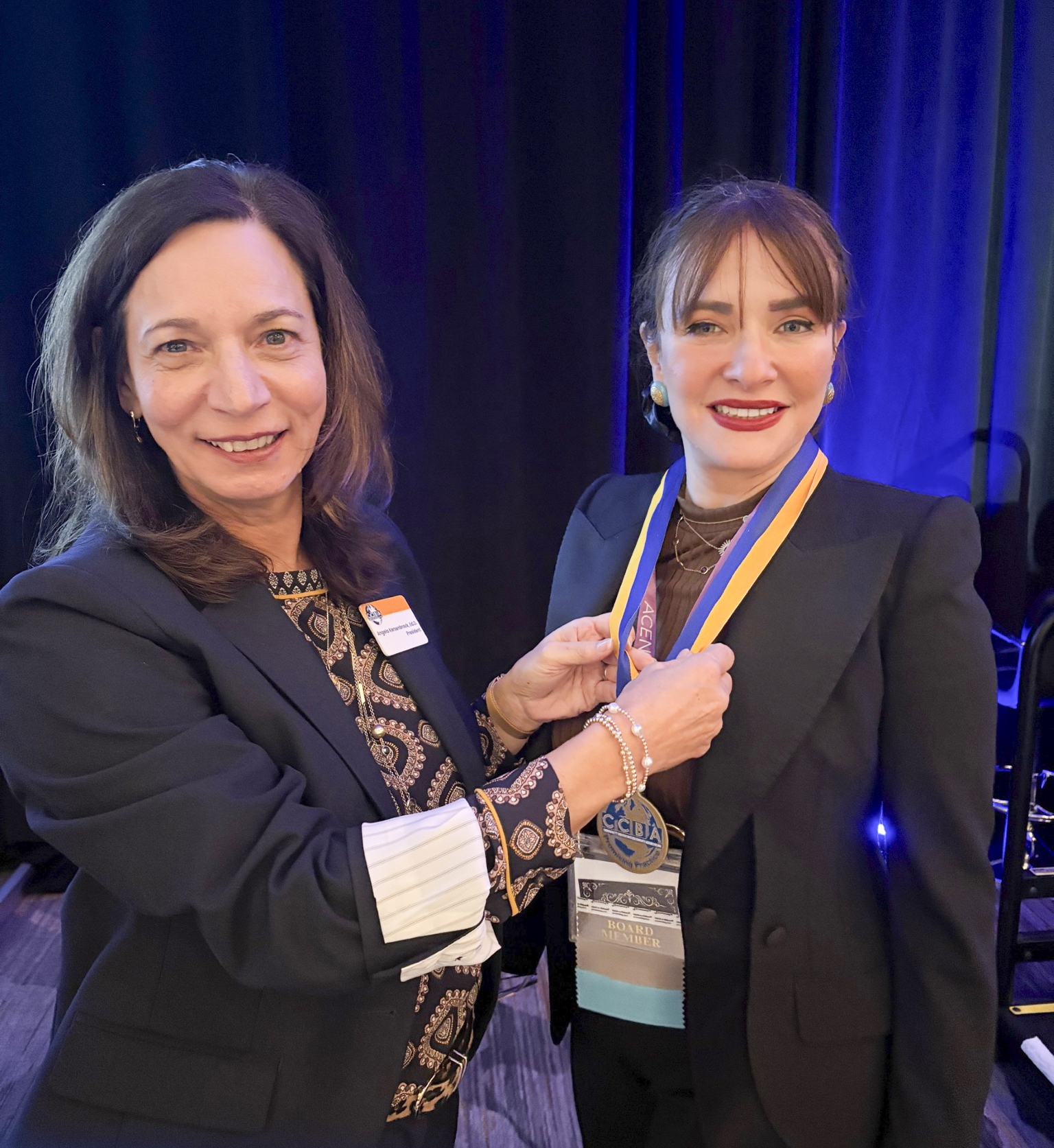 Dr. Dalia Sherif presented with the Promising Practice Medallion for the fourth time.