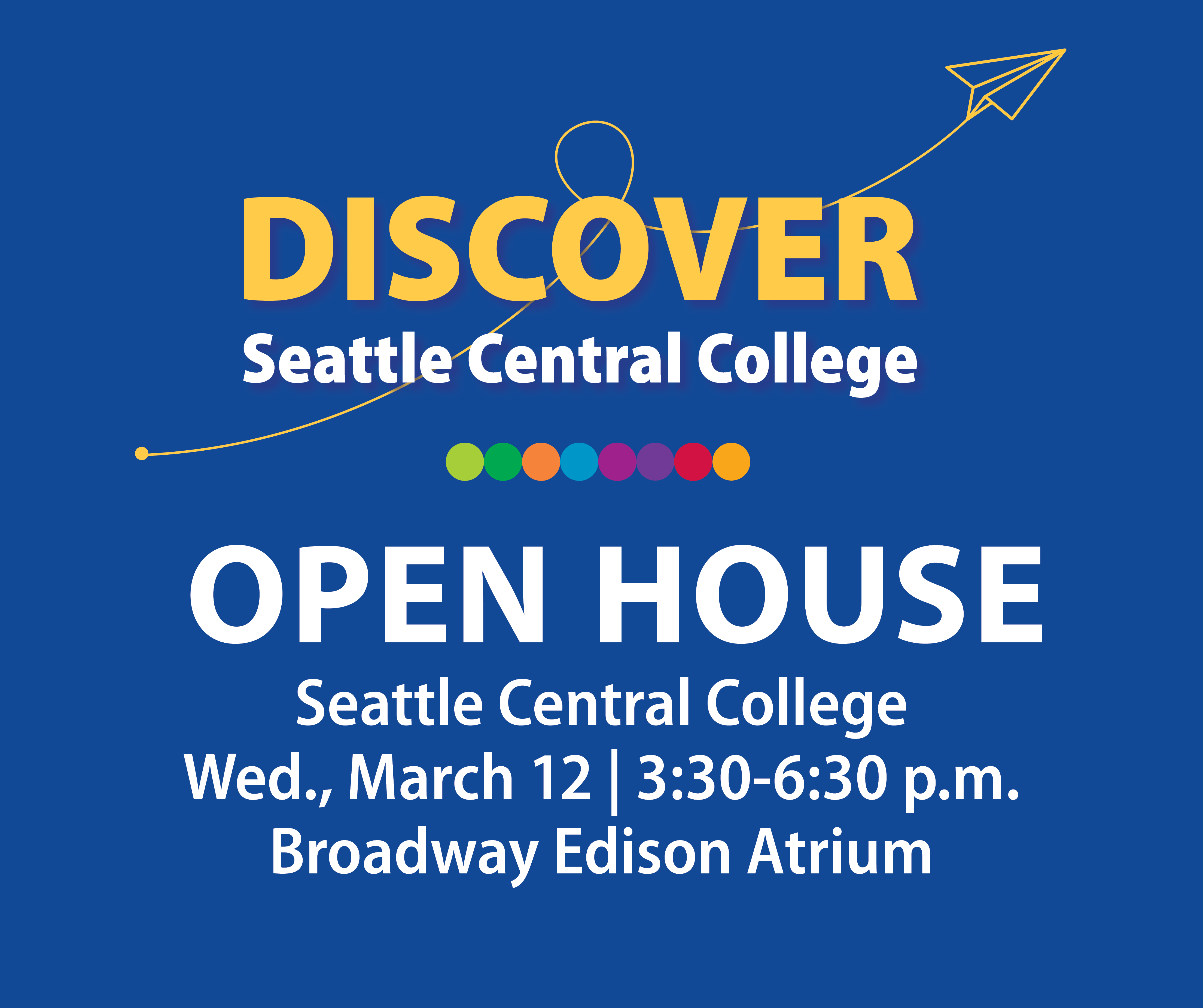 Discover Open House Seattle Central College Facebook image