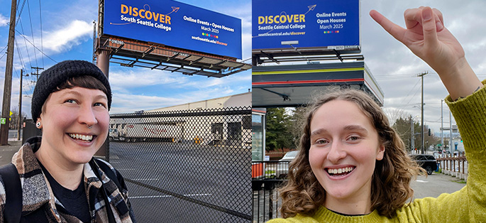 Discover billboard selfies