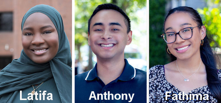 Latifa, Anthony, and Fathima