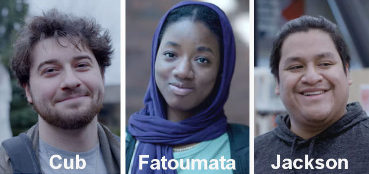 Cub, Fatoumata, and Jackson